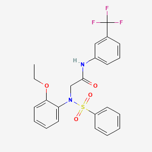 N~2~-(2-ethoxyphenyl)-N~2~-(phenylsulfonyl)-N~1~-[3-(trifluoromethyl)phenyl]glycinamide