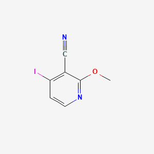 molecular formula C7H5IN2O B596094 4-Iodo-2-methoxynicotinonitrile CAS No. 1206969-73-4