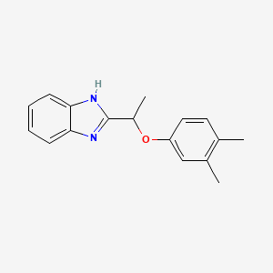 2-[1-(3,4-DIMETHYLPHENOXY)ETHYL]-1H-1,3-BENZODIAZOLE