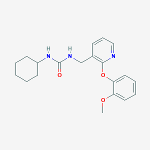 N-cyclohexyl-N'-{[2-(2-methoxyphenoxy)-3-pyridinyl]methyl}urea