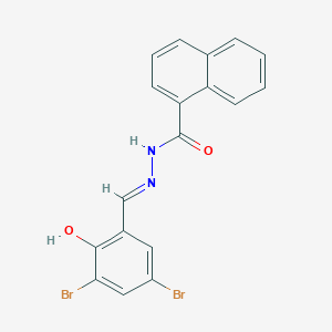 N'-(3,5-dibromo-2-hydroxybenzylidene)-1-naphthohydrazide