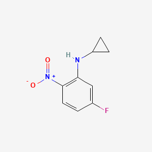 B596109 N-Cyclopropyl-5-fluoro-2-nitroaniline CAS No. 1248276-34-7