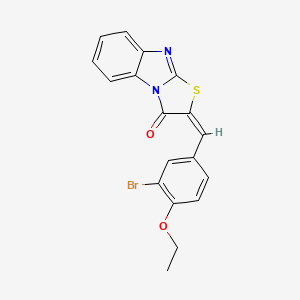 2-(3-bromo-4-ethoxybenzylidene)[1,3]thiazolo[3,2-a]benzimidazol-3(2H)-one