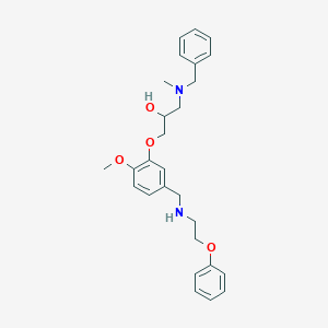 1-[benzyl(methyl)amino]-3-(2-methoxy-5-{[(2-phenoxyethyl)amino]methyl}phenoxy)-2-propanol