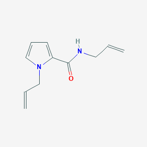 molecular formula C11H14N2O B5961242 N,1-diallyl-1H-pyrrole-2-carboxamide 