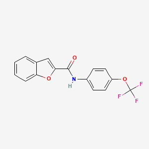 N-[4-(trifluoromethoxy)phenyl]-1-benzofuran-2-carboxamide