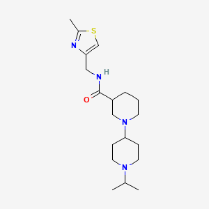 1'-isopropyl-N-[(2-methyl-1,3-thiazol-4-yl)methyl]-1,4'-bipiperidine-3-carboxamide