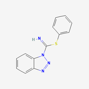B596146 Phenyl 1H-benzo[d][1,2,3]triazole-1-carbimidothioate CAS No. 141240-69-9