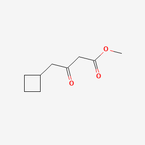 B596148 Cyclobutanebutanoic acid, beta-oxo-, methyl ester CAS No. 1313546-69-8