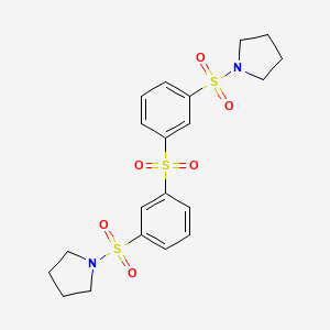 1,1'-[sulfonylbis(3,1-phenylenesulfonyl)]dipyrrolidine