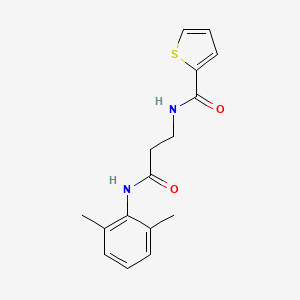 N-{3-[(2,6-dimethylphenyl)amino]-3-oxopropyl}-2-thiophenecarboxamide