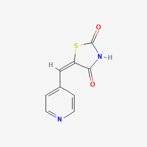 molecular formula C9H6N2O2S B5961564 5-(4-pyridinylmethylene)-1,3-thiazolidine-2,4-dione 