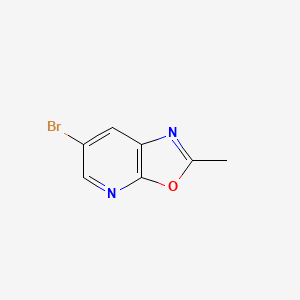 B596157 6-Bromo-2-methyloxazolo[5,4-b]pyridine CAS No. 116081-18-6