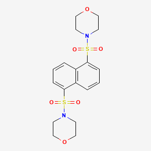 4-{[5-(Morpholin-4-ylsulfonyl)naphthyl]sulfonyl}morpholine