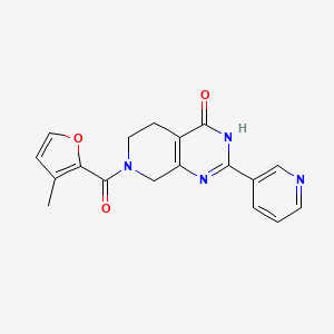 7-(3-methyl-2-furoyl)-2-pyridin-3-yl-5,6,7,8-tetrahydropyrido[3,4-d]pyrimidin-4(3H)-one