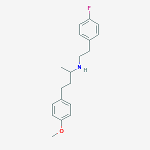 N-[2-(4-fluorophenyl)ethyl]-4-(4-methoxyphenyl)-2-butanamine