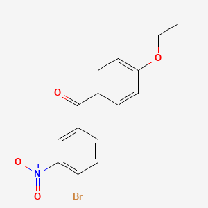 (4-bromo-3-nitrophenyl)(4-ethoxyphenyl)methanone