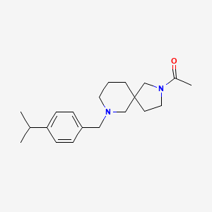 2-acetyl-7-(4-isopropylbenzyl)-2,7-diazaspiro[4.5]decane