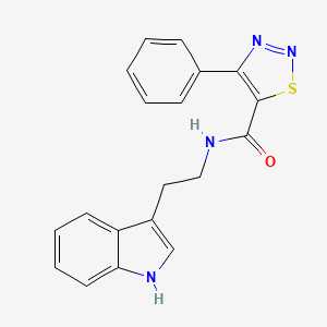 N-[2-(1H-indol-3-yl)ethyl]-4-phenyl-1,2,3-thiadiazole-5-carboxamide