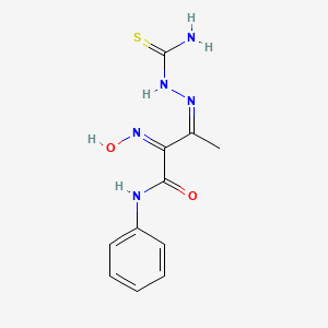 3-[(aminocarbonothioyl)hydrazono]-2-(hydroxyimino)-N-phenylbutanamide