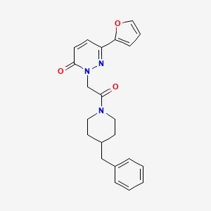 2-[2-(4-benzyl-1-piperidinyl)-2-oxoethyl]-6-(2-furyl)-3(2H)-pyridazinone