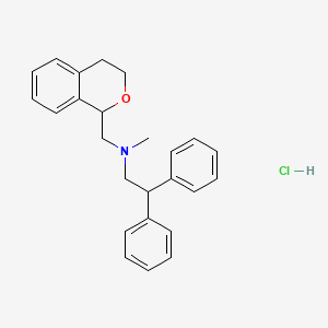 N-(3,4-dihydro-1H-isochromen-1-ylmethyl)-N-methyl-2,2-diphenylethanamine hydrochloride