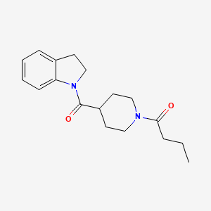 1-[(1-butyryl-4-piperidinyl)carbonyl]indoline