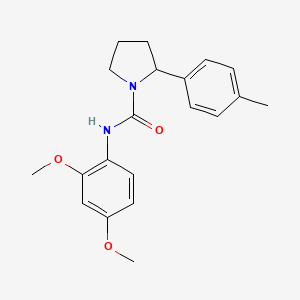 N-(2,4-dimethoxyphenyl)-2-(4-methylphenyl)-1-pyrrolidinecarboxamide