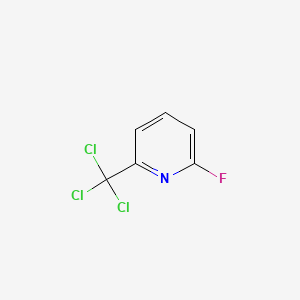B596242 2-Fluoro-6-(trichloromethyl)pyridine CAS No. 1207664-71-8
