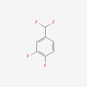molecular formula C7H4F4 B596246 4-(二氟甲基)-1,2-二氟苯 CAS No. 1214379-64-2