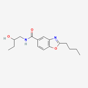 2-butyl-N-(2-hydroxybutyl)-1,3-benzoxazole-5-carboxamide