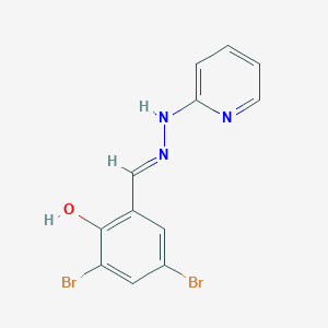 3,5-dibromo-2-hydroxybenzaldehyde 2-pyridinylhydrazone