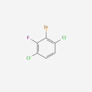molecular formula C6H2BrCl2F B596263 2-溴-1,4-二氯-3-氟苯 CAS No. 1373233-32-9
