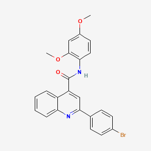 2-(4-bromophenyl)-N-(2,4-dimethoxyphenyl)-4-quinolinecarboxamide