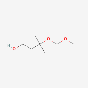 molecular formula C7H16O3 B596284 3-(Methoxymethoxy)-3-methylbutan-1-ol CAS No. 1260879-21-7