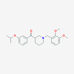 molecular formula C24H31NO4 B5962903 [1-(2,3-dimethoxybenzyl)-3-piperidinyl](3-isopropoxyphenyl)methanone 