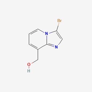 molecular formula C8H7BrN2O B596313 (3-Bromoimidazo[1,2-a]pyridin-8-yl)methanol CAS No. 1315363-27-9