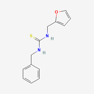 molecular formula C13H14N2OS B5963194 N-benzyl-N'-(2-furylmethyl)thiourea CAS No. 32564-37-7