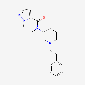 N,1-dimethyl-N-[1-(2-phenylethyl)-3-piperidinyl]-1H-pyrazole-5-carboxamide