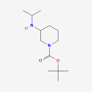B596337 tert-Butyl 3-(isopropylamino)piperidine-1-carboxylate CAS No. 1282742-29-3