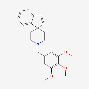 1'-(3,4,5-trimethoxybenzyl)spiro[indene-1,4'-piperidine]