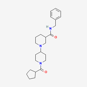 N-benzyl-1'-(cyclopentylcarbonyl)-1,4'-bipiperidine-3-carboxamide