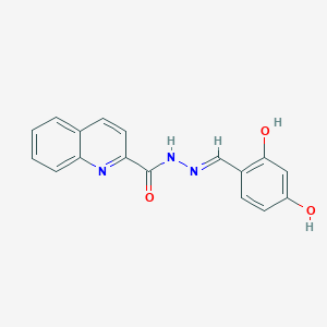 N'-(2,4-dihydroxybenzylidene)-2-quinolinecarbohydrazide