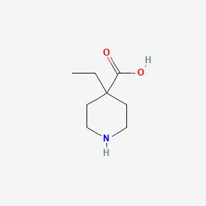 molecular formula C8H15NO2 B596364 4-Ethylpiperidine-4-carboxylic acid CAS No. 1227465-48-6