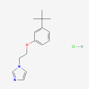 molecular formula C15H21ClN2O B5963654 1-[2-(3-tert-butylphenoxy)ethyl]-1H-imidazole hydrochloride 