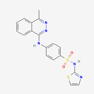 4-[(4-methyl-1-phthalazinyl)amino]-N-1,3-thiazol-2-ylbenzenesulfonamide