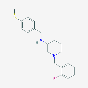 1-(2-fluorobenzyl)-N-[4-(methylthio)benzyl]-3-piperidinamine