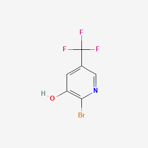 molecular formula C6H3BrF3NO B596408 2-Bromo-5-(trifluoromethyl)pyridin-3-ol CAS No. 1211537-52-8