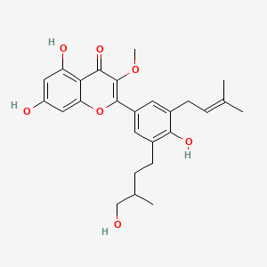 molecular formula C26H30O7 B596421 多朵维素 H CAS No. 1372527-39-3