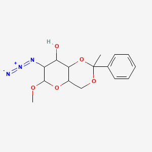 methyl 2-azido-2-deoxy-4,6-O-(1-phenylethylidene)hexopyranoside